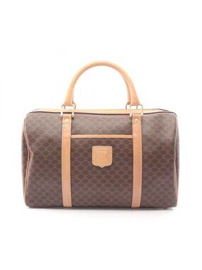 Celine Seri Handbag Da Ninebrown Canvas Leather